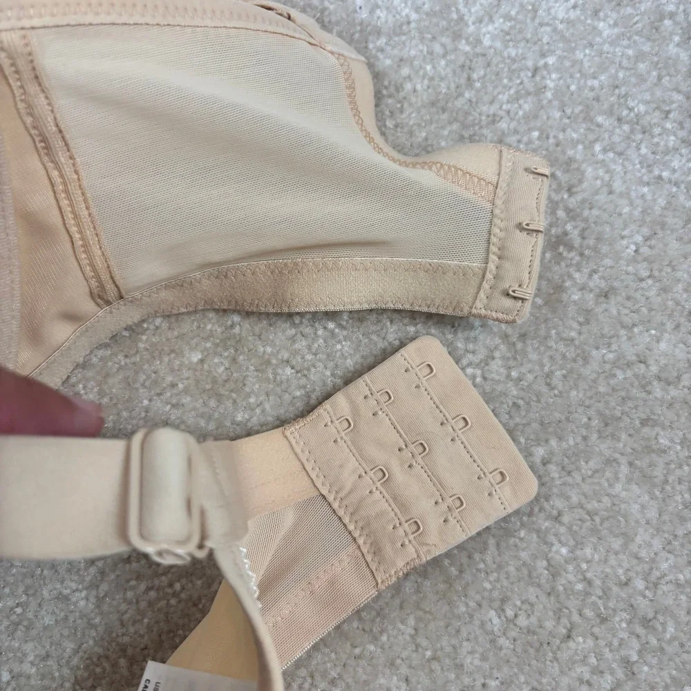 Elomi Bijou Sand Molded Underwired Bra J-Hook US 34J UK 34GG EL8722SAD Beige